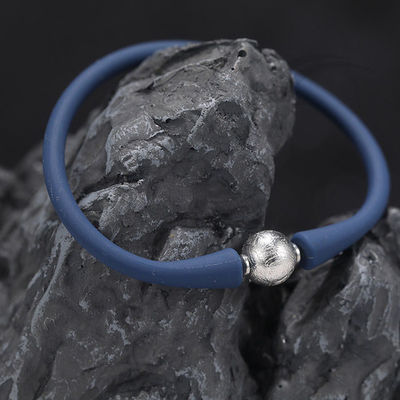 Silikon elastisches Seil Meteorit Perlen Armband 10 mm Unisex Modisch
