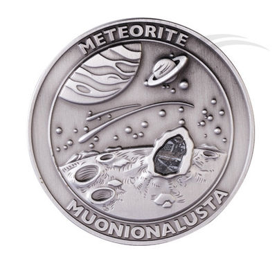 Raumfahrt Meteorit Muonionalusta Metallmünze Sammler 40mm Gott Kupfer