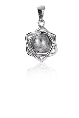 Lucky Star Meteorite Perle 925 Sterling Silber Schmuck entzückender Anhänger