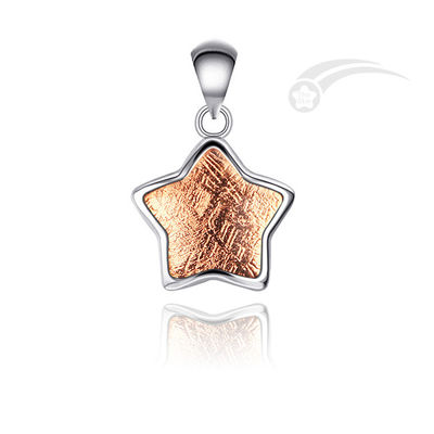 Star Meteorite 925 Sterling Silber Anhänger Mode Schmuck verschiedene Größen