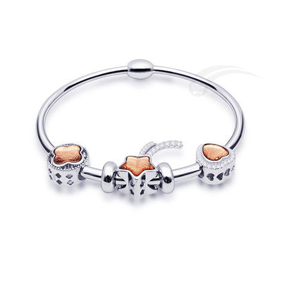 Einzigartiges Pandora Silber Perlen Armband Sterling Silber Pandora Stil Armband Langlebig