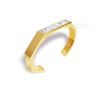 Zeitgenössischer Galaktischer Meteorit Edelstahl Armband Schlagfest